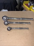 Nos Husky Ratchet Of 3 Usa Quick Release Thumb Wheel Full Polished Chrome. Fixed Price $50.00.