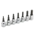 Powerbuilt 7 3/8 Inch Drive Bit Hex, Sae, Piece, Silver. Fixed Price $22.99.