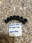 Snap-on Tools 7PC 3/8" Drive Metric Shallow 12PT Impact Socket Set 207IMDFMYA. Fixed Price $125.00.