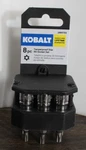 Kobalt -piece 1/4-IN 3/8-IN Set Tamper-proof Torx Bit Driver Socket. Fixed Price $17.99.