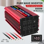 Sockets 6000W/7000W/8000W Household Car Inverter DC12V To AC110V Pure Wave. Fixed Price $185.58.