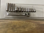 Craftsman Tools 34747 Sae 1/4 Drive 14 Pc Socket Set 44807 Ratchet Usa. Fixed Price $35.00.