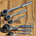 Vntg Craftsman Rhft Ratchet -v- Set 1/4 3/8 1/2 Dr. 43178 43788 44978 Usa Pats.. Fixed Price $114.99.