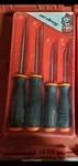 Snap-on Tools Usa SGASA104BR 4PC Hook & Awl Large Pick Set, Red Grip. Fixed Price $111.00.