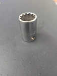 3/8" Drive Sae #16, 1/2" Hex, Shallow Spline Socket Snap On Tool FES160B. Fixed Price $49.99.