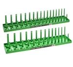 Hansen Global 1/2" Drive Socket Tray Holder Set Metric & Sae Standard Deep Green. Fixed Price $32.99.