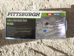 40 Pc Socket Set 3/8 Ratchet Wrench Pittsburgh Tool Sae Metric Brand New. Fixed Price $13.99.