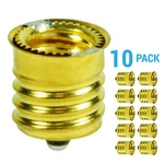 (10 Pack) Intermediate Base E17 To Candelabra E12 Socket Reducer Adapter. Fixed Price $12.85.