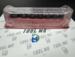 Snap-on Tools Usa New 7PC 3/8" Drive 12PT Sae Shallow Impact Socket Set 207IMDFY. Fixed Price $174.95.