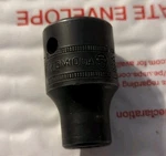 Snap-on Tools Usa 1/2" Drive 10MM Metric 12PT Shallow Impact Socket IMDM100A. Fixed Price $20.00.