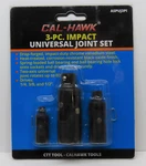 Impact Uninversal Joint 3 Pc Set Cal Hawk Socket Drive Tangs Spring Loaded Ball. Fixed Price $14.95.