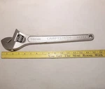 Vintage Craftsman 15" Adjustable Wrench 44662 Unused. Fixed Price $79.99.