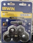 Irwin Impact Bolt Grip Deep Well Extractors, 1/2" Square Drive, 6PC. Lug Nu. Fixed Price $61.74.