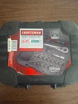 Craftsman 15-PIECE Wrench Set 1/2 Drive, Inch/metric Sockets 34869. Fixed Price $55.00.