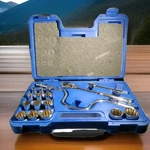 Westward 4PL30 1/2" Drive Socket Wrench Tools Set Sae 17 Pcs 3/8" - 1/4" Read. Fixed Price $80.00.