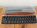 Snap-on Tools Usa 1/4" Drive Sae Metric Foam Socket Set 6 Point New. Fixed Price $1200.00.