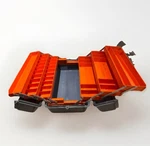 Stunning Vintage Retro Sykes Pickavant Flambeau 19060 Cantilever Tackle Toolbox. Fixed Price $81.72.