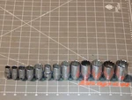 Snap On 13PC Sae 1/2 Drive Shallow Spline Socket Set 3/8" 15/16 12PT. Fixed Price $522.49.
