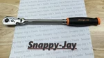 Snap-on Tools Usa New Orange 3/8 Long Quick-release Flex Head Ratchet FHRLF80A. Fixed Price $299.95.