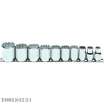J52118 Proto 3/8" Drive 10 Piece Socket Set W/holder 12-POINT. Fixed Price $64.99.