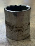 1/8" Easco Usa 1/2" Drive Socket No 533136 12 Point 53-3136 Free Shipping Us*. Fixed Price $9.99.