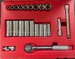 Proto Professional J52134 Socket Set 3/8" Drive 22 Piece 6 Point Fractional. Fixed Price $70.00.