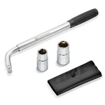 Powerbuilt Sliding Extending Lug Wrench W/2 Double-side Nut Sockets 641184. Fixed Price $39.95.