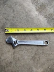 Vtg Crescent Tool 6" Adjustable Wrench Crestoloy Steel Usa. Fixed Price $12.00.