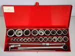 Stanley 28PC 3/4"-DR Ratchet 23 Socket Set 12-PT Sae 13/16 2-3/8, Proto J5696. Fixed Price $499.95.