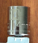 Craftsman Usa 34645, 14MM. Socket, Shallow, 12 Point.. Fixed Price $10.19.