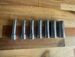 Sk Hand Tools 1/4" Dr. 6PT Deep Metric/sae Mixed Lot 7PC Sockets - 1/2. Fixed Price $24.99.