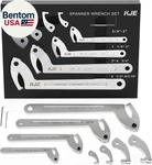 10PCS Adjustable Pin Spanner Nut Wrench Set, C-shape Hook. Fixed Price $72.57.