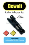 Dewalt Elite 3/8" & 1/4" Socket Hex Shank Impact Ready Set. Fixed Price $10.99.