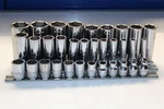 Snap-on Tools 3/8" Drive 6-POINT Metric Deep/shalow Socket Set 26MM-6MM 33PC Usa. Fixed Price $725.00.