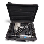 Campbell Hausfeld Air Tool Lot Impact Wrench Ratchet Socket Set Case. Fixed Price $63.00.