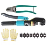 Hydraulic Crimping Tool 6 Mt W/9 Dies Crimper Wire Battery Cable Lug Terminal. Fixed Price $41.26.