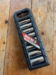 Greatneck 8 Pc Deep Socket Set Tray- Metric 1/2 In Drive. Fixed Price $23.00.