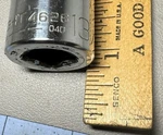 Wright Tools 4626 13/16" 12 Point 1/2-INCH Drive Deep Socket Usa. Fixed Price $8.24.