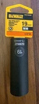 Dewalt 19MM Deep Impact Socket 1/2" Drive 6-POINT Metric DWMT73950OSP. Fixed Price $9.50.