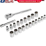 Universal 1/2 Drive Socket Set 19PIECE Mechanic Corrosion Resistant Ratchet Tool. Fixed Price $79.04.