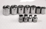 Craftsman 11PC. 3/8" Drive Sae 6POINT Std. Socket Set. Fixed Price $18.50.