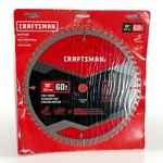 Saw Blade 60T 5/8 Arbor, Craftsman CMAS21060 New 254 Mm Fine Finish Carbide. Fixed Price $14.90.