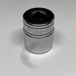 Snap-on Tools Chrome 3/8" Drive 3/4" Shallow 12 Point Socket F241 Usa. Fixed Price $14.99.