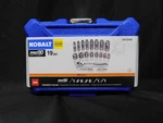 (kobalt 3/8" Drive Pro 90 Sae 19PC Deep/standard Socket Set 0573348 (EB74). Fixed Price $25.00.