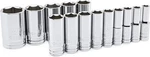 Gearwrench 14 Pc. 1/2" Drive Pt. Deep 1-1/16 In 1-1/8 1-1/4 1-1/2. Fixed Price $110.99.
