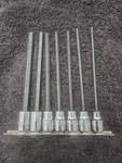Proto J4990-7XL 7-PIECE Full Polish 3/8" Drive Extra-long Hex Bit Set. Fixed Price $69.99.