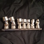 Snap-on 7PC Swivel Head Socket Set. Fixed Price $175.00.