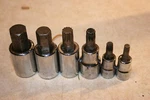 Matco Tools Hex Bit Driver Set Triple Sq Short 6P 1/2". Fixed Price $99.00.