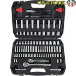 145 Piece Mechanic Tool Set Socket Kit Chrome Vanadium Steel Anti-corrosion New. Fixed Price $90.70.