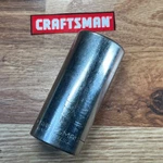 Craftsman 47533 Deep Socket -v- 1/8 12 Point 1/2 Drive Ultrasonic Cleaned. Fixed Price $14.90.